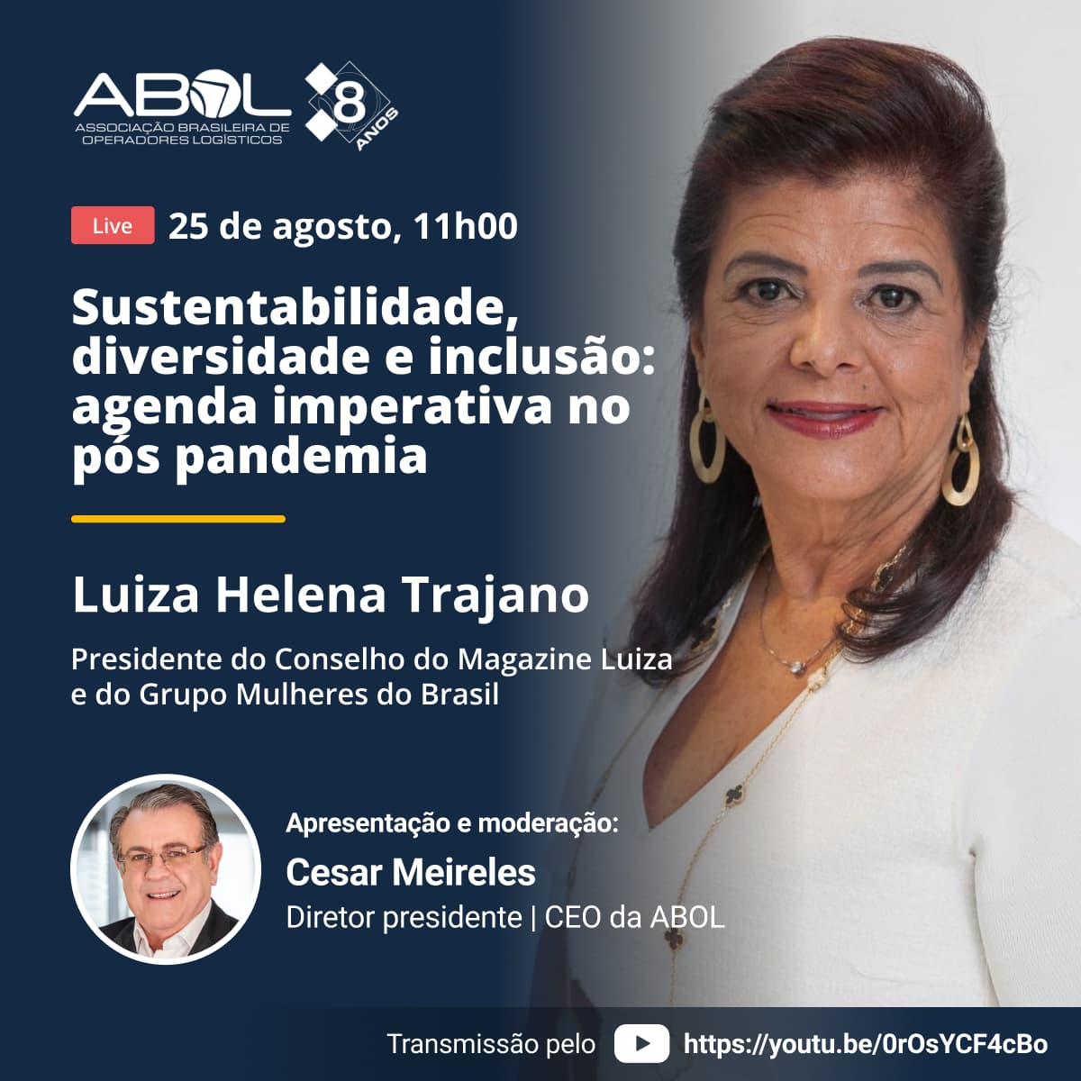 LIVE: Sustentabilidade, diversidade e inclusão: agenda imperativa no pós pandemia